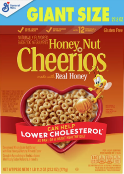 General Mills CHEERIOS 'Honey Nut' Cerealien with real Honey 771 gr